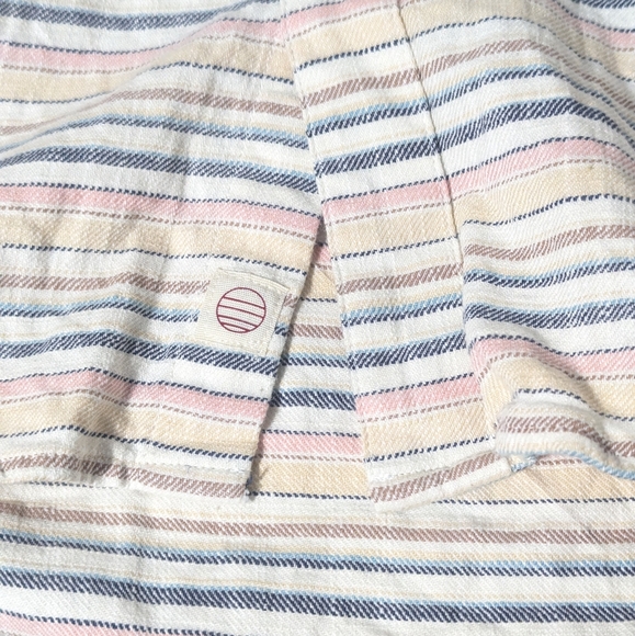Marine Layer Multicolor Striped Casual Button Down Shirt - Picture 13 of 13